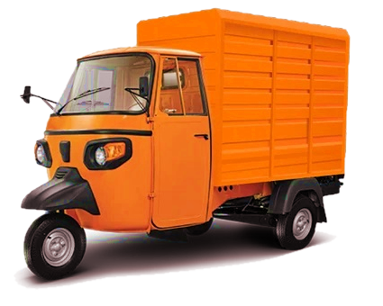 Three wheeler delivery vehicle